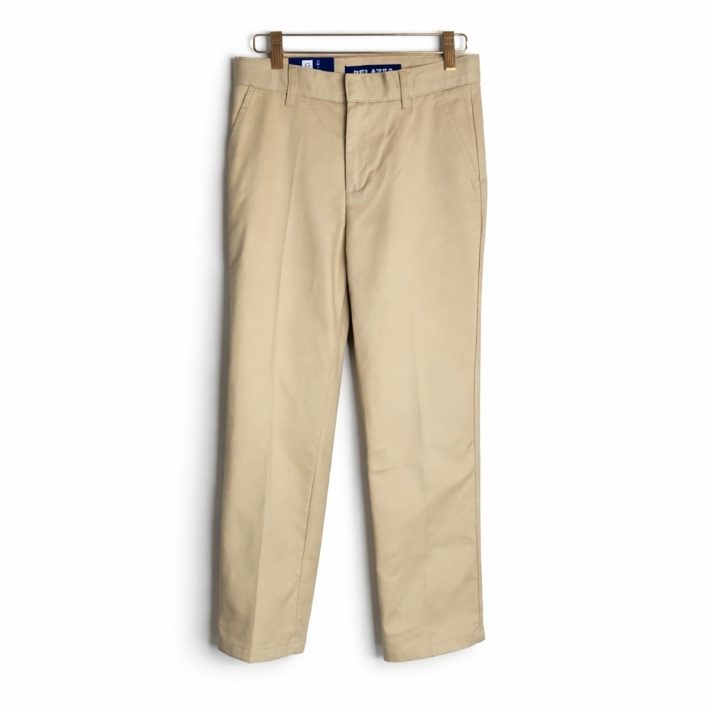 NWT French Toast Boys Size 12 Khaki Chino Pants Adjustable Waist School Uniform